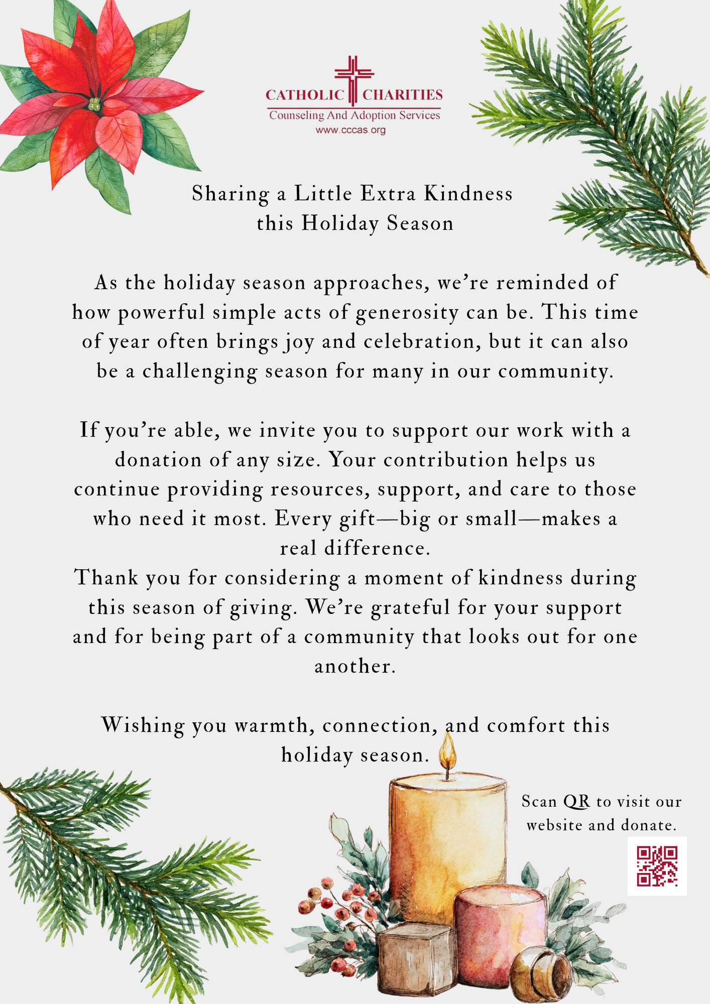 2025 CCCAS Christmas appeal letter